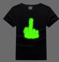 Polera algodon luminiscente, importacion directa